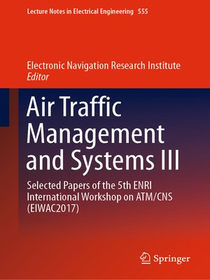 cover image of Air Traffic Management and Systems III